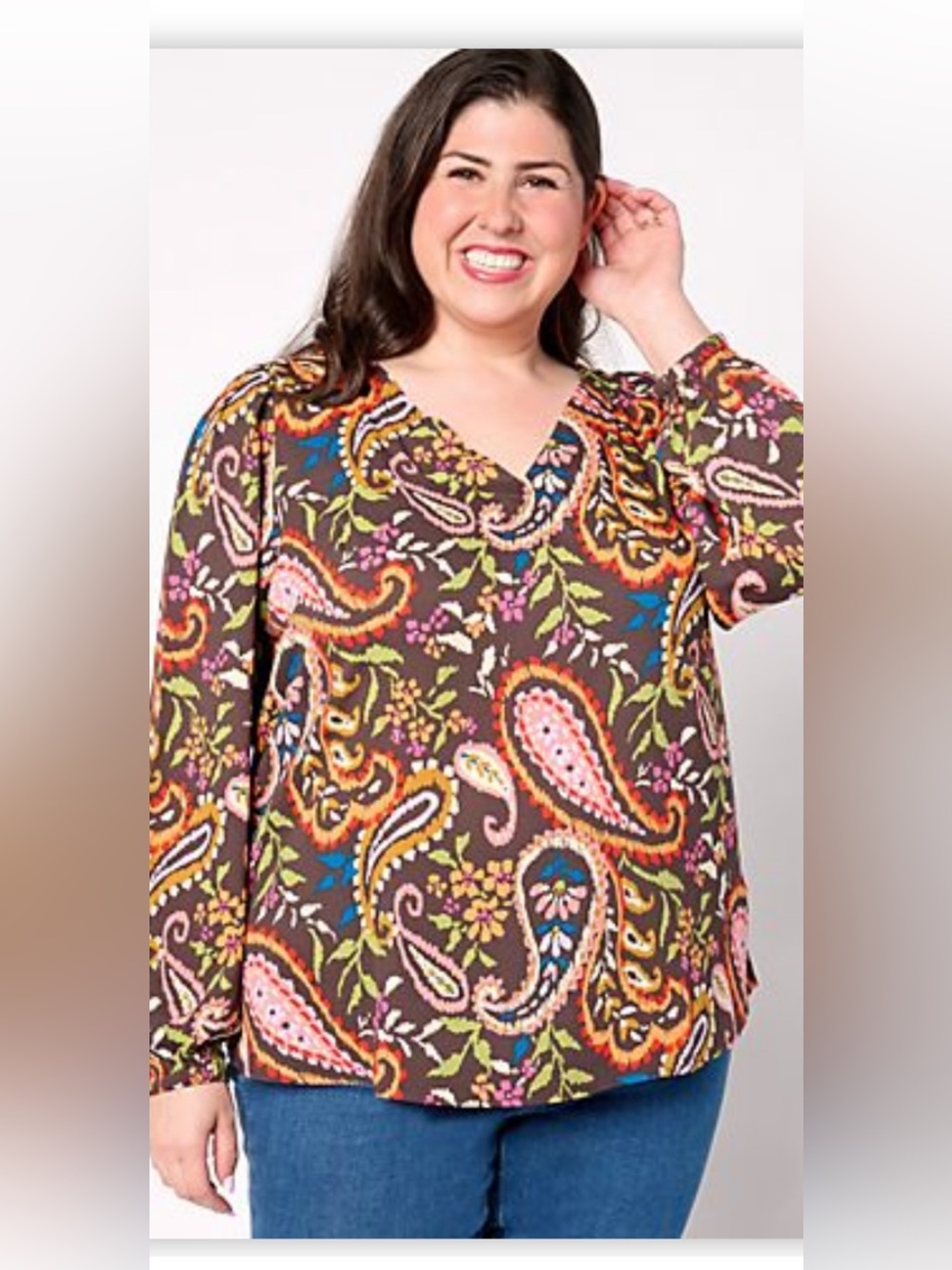 Belle Boho By Kim Gravel Chic Blouse